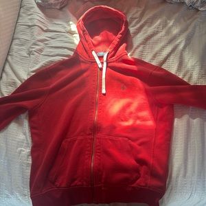 Red Polo Ralph Lauren Hoddie